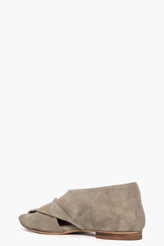 Bambolina Cross camoscio taupè incrocio