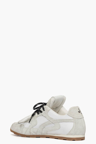 Sneakers Isabel camoscio ghiaccio con doppio laccio JL