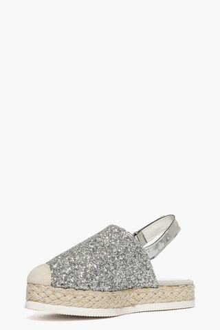 Sabot Sal 20 glitter argento