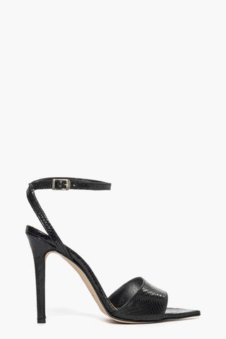 Sandalo in crac nero Kiwi Cross