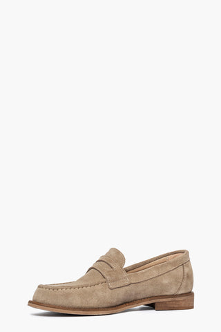 Mocassino camoscio taupe 6007