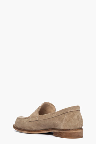 Mocassino camoscio taupe 6007