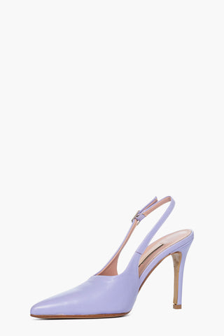 Chanel pelle lilla tacco 9.5 art. 902