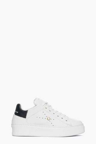 Sneakers pelle bianco e pelle nero perla Chicago