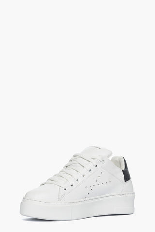 Sneakers pelle bianco e pelle nero perla Chicago