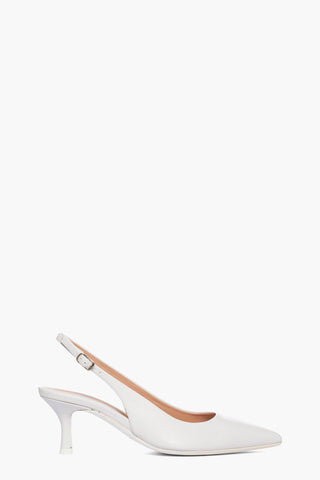 Chanel pelle bianco Linea Sposa tacco 6 ART. 905