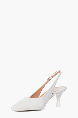 Chanel pelle bianco Linea Sposa tacco 6 ART. 905