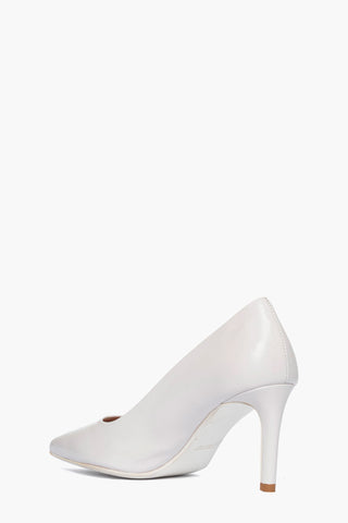 Décolleté pelle bianco Linea Sposa tacco 7.5 Art. 903