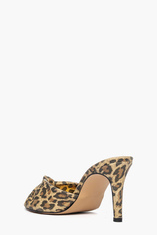 Sabot pelle animalier Mango Fiocco