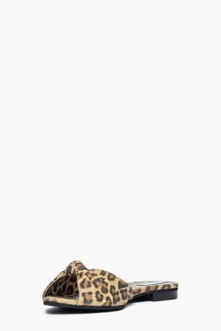 Ciabatta pelle animalier Fiocco