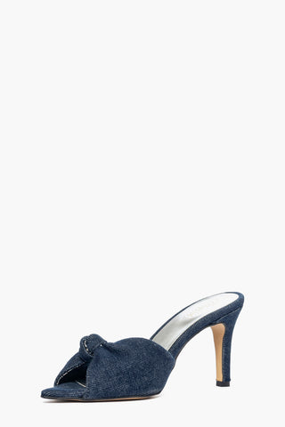 Sabot denim blu scuro Mango Fiocco