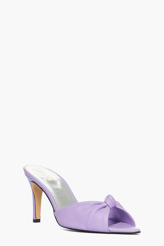 Sabot pelle lilla Mango Fiocco