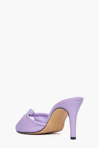 Sabot pelle lilla Mango Fiocco