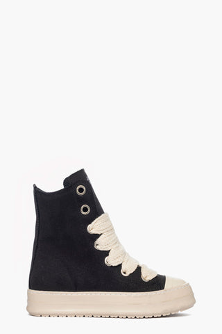 Sneakers canvas nero con lacci Tore Can