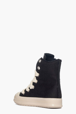 Sneakers canvas nero con lacci Tore Can