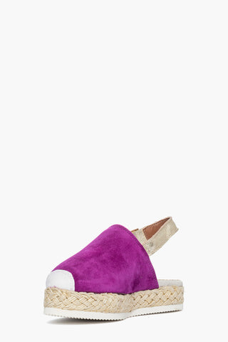 Sandalo Sal 20 camoscio viola