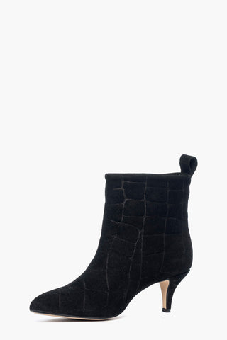 Stivaletti camoscio cocco nero 2504