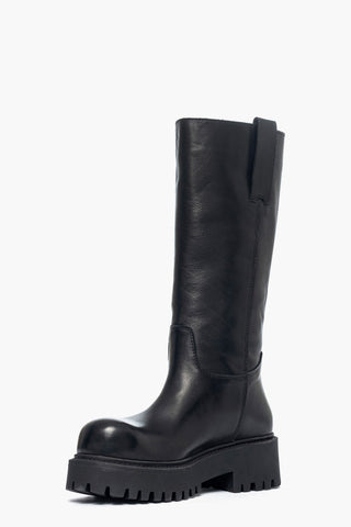 Stivale pelle nero Boomerang Cool Base
