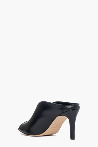Sabot pelle nero tacco 8.5 Mango 16