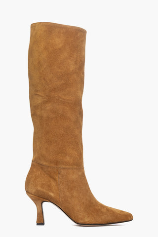 Stivali sotto al ginocchio camoscio cuoio Love 2662