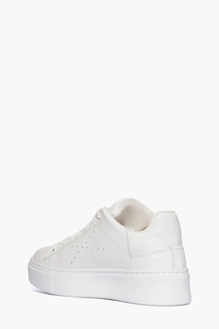 Sneakers pelle bianco con perlina Joyce 2