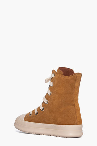 Tore Over - Sneakers camoscio cuoio laccio sottile  beige