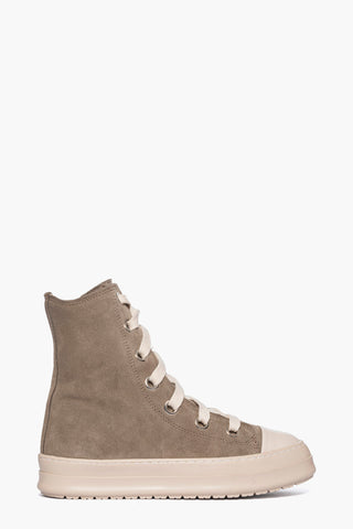 Tore Over - Sneakers camoscio taupè laccio sottile beige
