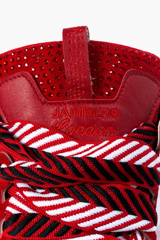 Cambridge Lux Red sneakers by Jammers London