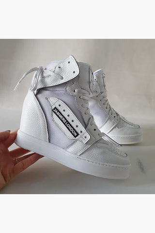 Upp Code white leather sneakers