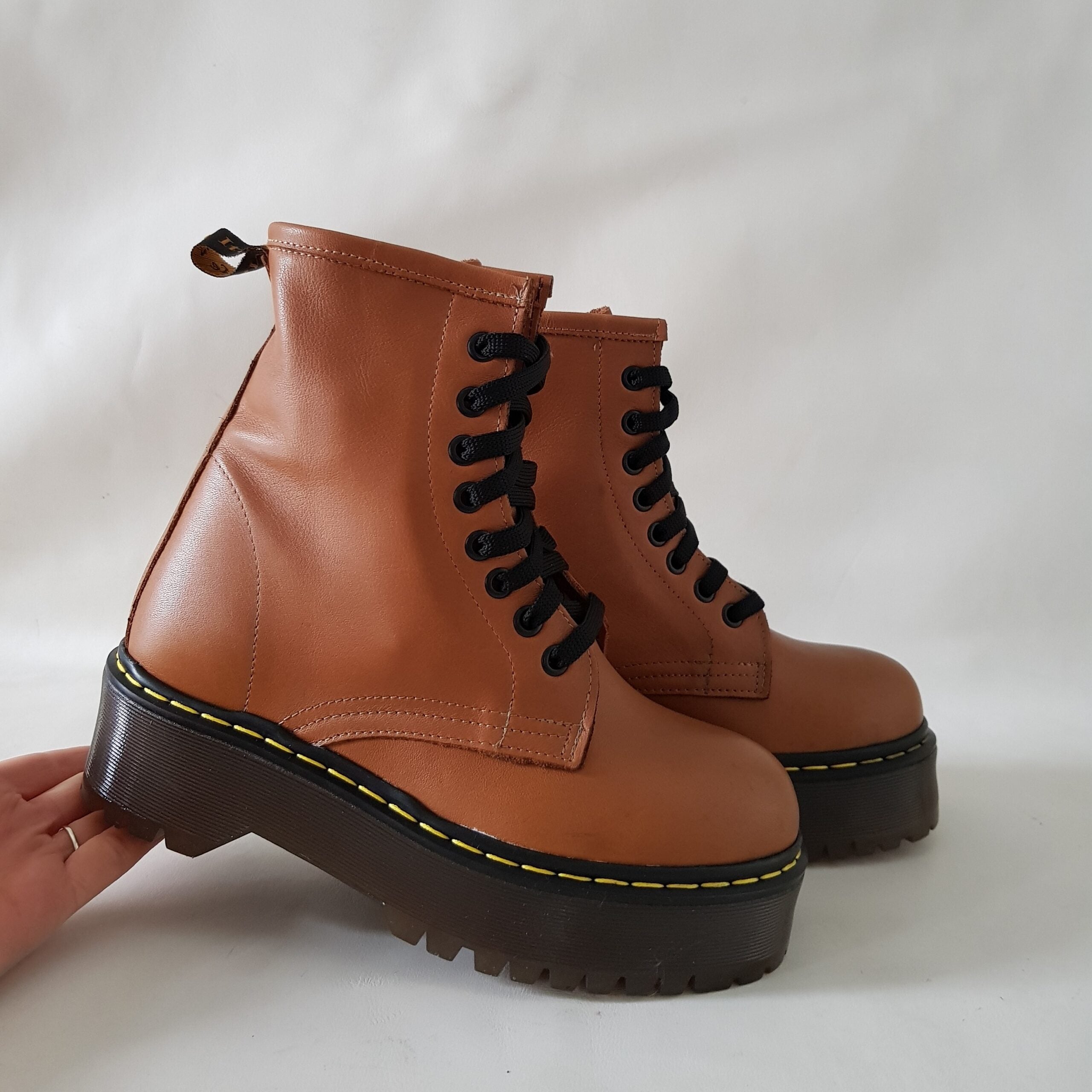 Stivaletti Oxford pelle cuoio – Lia Diva