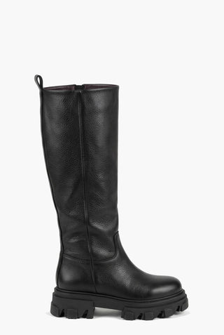 Stivali Wake 36 pelle nero bottolato — Profilo