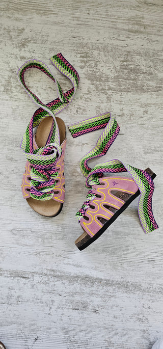 Ciabatta Cambridge Baby camoscio rosa JL
