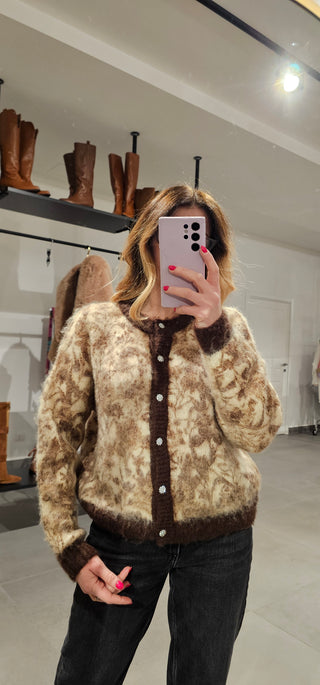 Cardigan lana Tricott