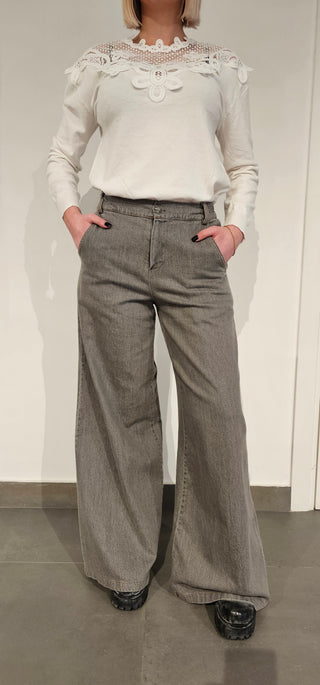 Jeans grigio Le Streghe