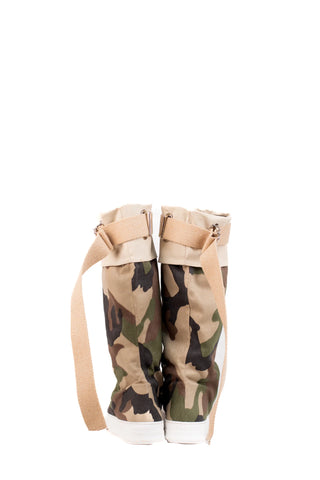 Stivale con cintura denim camouflage Tore Word